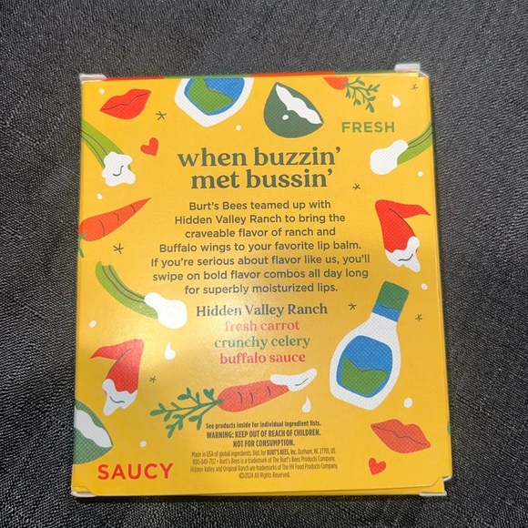 Burt's Bees x Hidden Valley Ranch Dippers Lip Balms - Picture 2 of 2